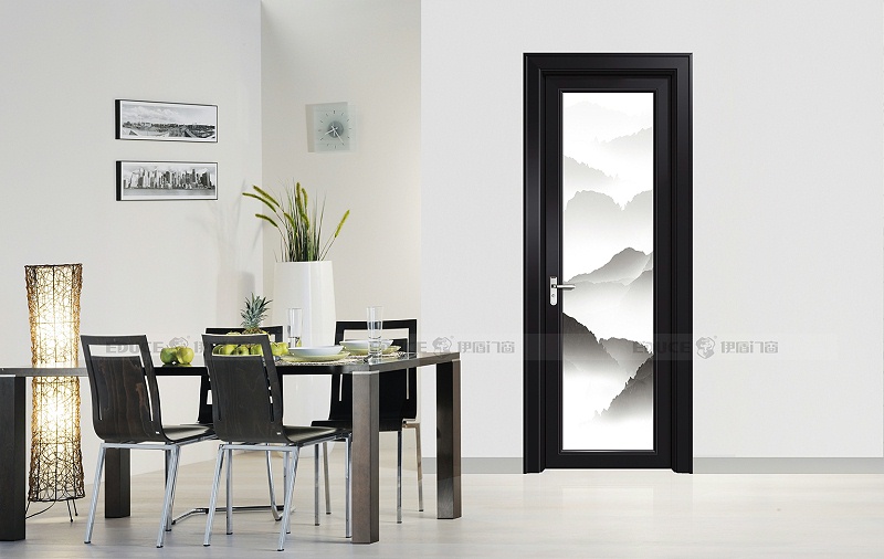 廚房移門什么牌子好？侯爵平開門 瓷泳黑