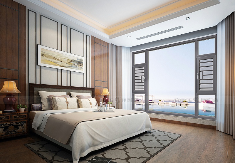 伊盾高效隔音門窗，隔熱效果出眾，讓你的家居冬暖夏涼！普羅旺斯-90mm 灰色