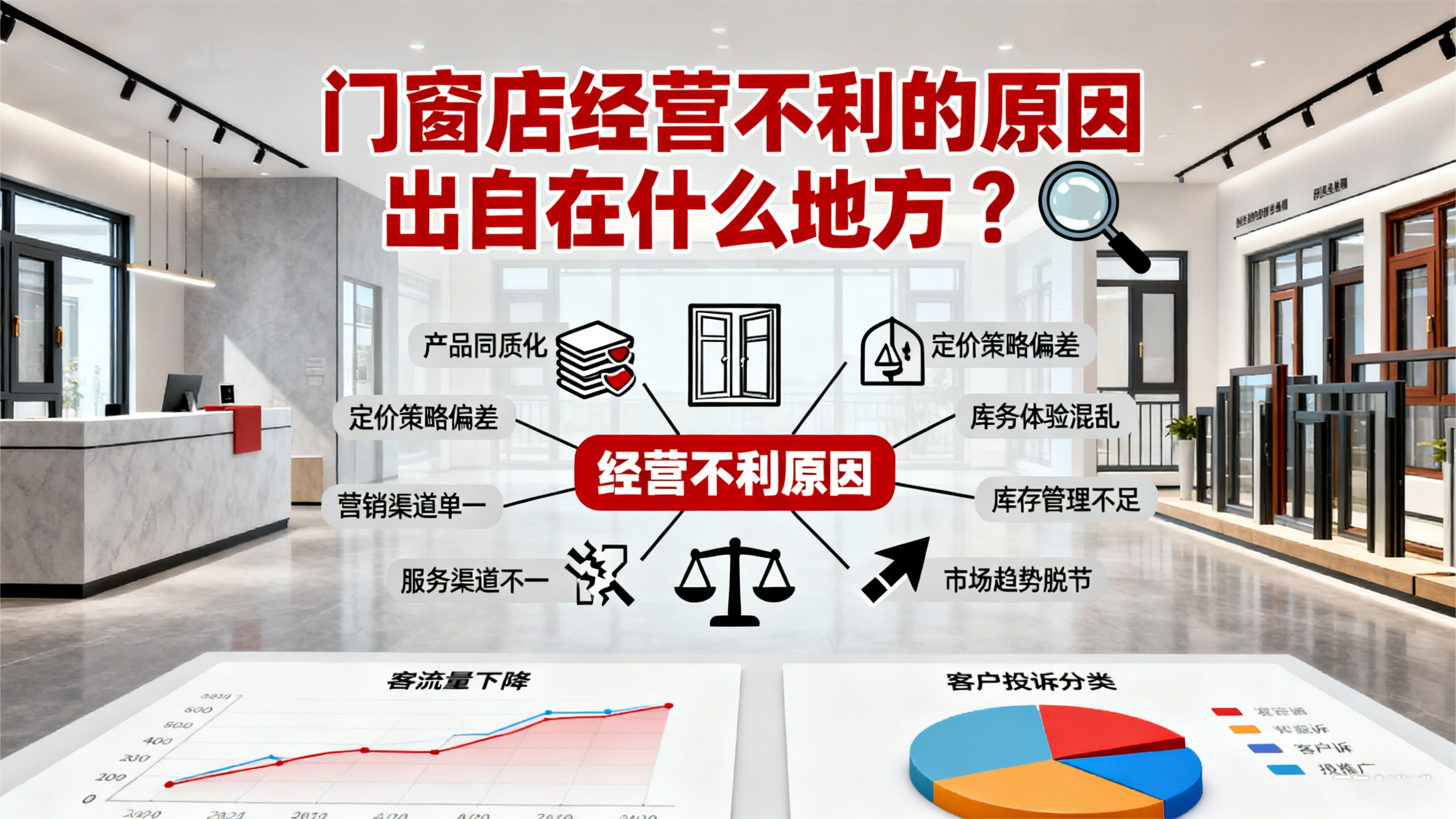 門窗店經營不利的原因出自在什么地方？