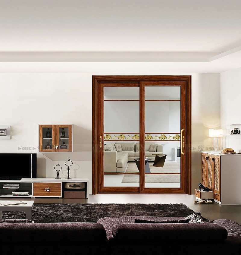 金爵推拉門 柚木